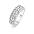 Pave-Set Moissanite Ring | 925 Sterling Silver — product view