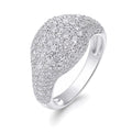Unisex Band Moissanite Ring | 925 Sterling Silver — product view