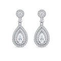 Statement Cluster Moissanite Studs | 925 Sterling Silver — product view