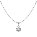 Six-Prong Moissanite Pendant | 925 Sterling Silver — product view