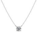 Four-Prong Moissanite Pendant | 925 Silver — product view