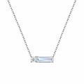 Solitaire Moissanite Pendant Necklace | 925 Sterling Silver — product view