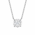 Hearts & Arrows Moissanite Necklace | 925 Silver — product view