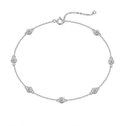 Bubble Moissanite Bracelet | 925 Sterling Silver — product view