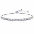 Pave Moissanite Bracelet | 925 Sterling Silver — product view