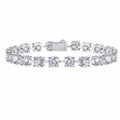 Unisex Tennis Bracelet, Moissanite | 925 Silver — product view