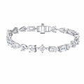 Pear-Cut Tennis Bracelet, Moissanite | 925 Silver — product view