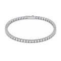 Single-Row Tennis Bracelet, Moissanite | 925 Silver — product view