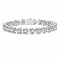 Heart-Cut Tennis Bracelet, 26 Stones | 925 Silver — product view